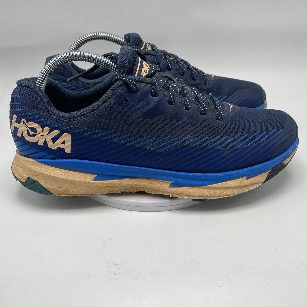 Hoka One One Shoes Women Size 9 Blue Torrent 2 Trail Road Running Sneakers 3978 - Picture 6 of 16